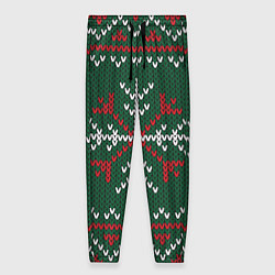 Женские брюки Knitted Snowflake Pattern