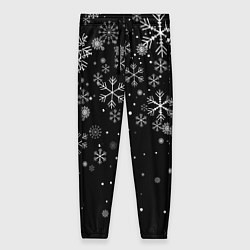 Женские брюки Снежинки - С Новый год