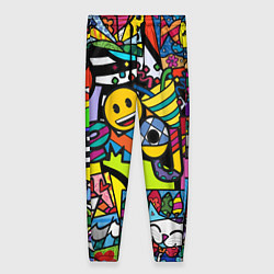 Женские брюки Romero Britto - emoji