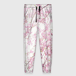 Женские брюки Розовое цветение