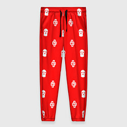 Брюки женские Узор Mono Red Dope Camo Dope Street Market, цвет: 3D-принт