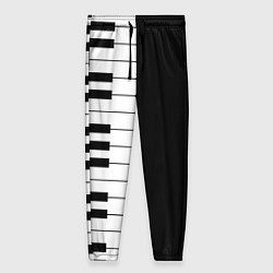 Женские брюки Черно-Белое Пианино Piano