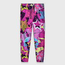 Женские брюки Star Colorful Pattern Fashion Neon