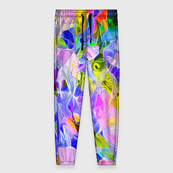 Женские брюки Красочный цветочный узор Весна - Лето 2023 Colorfu