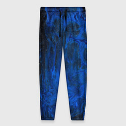 Женские брюки Синий абстрактный дым