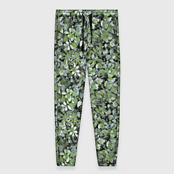 Женские брюки Летний лесной камуфляж в зеленых тонах