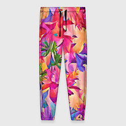 Женские брюки Цветочные бутоны