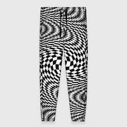 Женские брюки Гипнотическая спираль - оптическая иллюзия