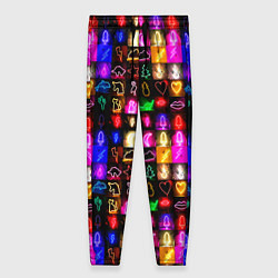 Женские брюки Neon glowing objects