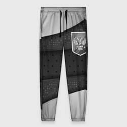 Женские брюки Черно-белый герб России