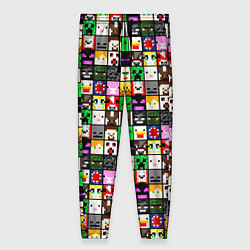 Женские брюки Minecraft characters