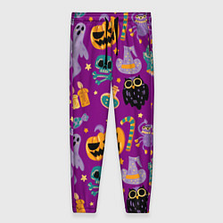 Женские брюки Happy Halloween - holiday pattern