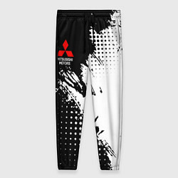Женские брюки Mitsubishi - черно-белая абстракция