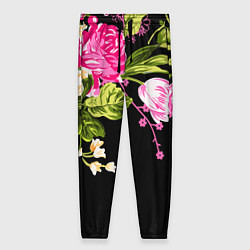 Женские брюки Букет цветов