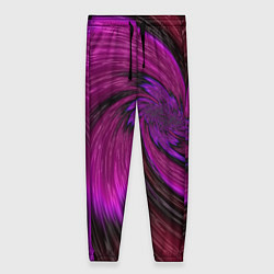 Брюки женские Фиолетовый вихрь, цвет: 3D-принт