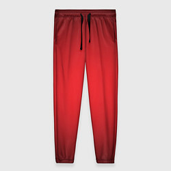 Женские брюки Красно-черная затемняющая виньетка