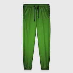 Женские брюки Зеленый с затемняющей виньеткой