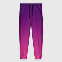 Женские брюки Фиолетово малиновый градиент
