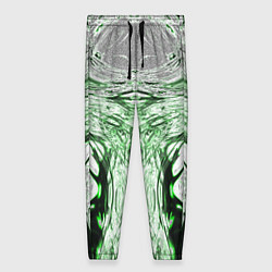Женские брюки Зеленый узор