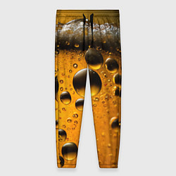 Брюки женские Пиво пенное светлое, цвет: 3D-принт