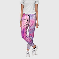 Брюки женские Разлитая смешанная краска, цвет: 3D-принт — фото 2
