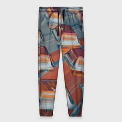 Женские брюки Абстрактная текучие металлические прямоугольники