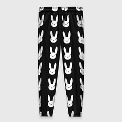 Женские брюки Bunny pattern black