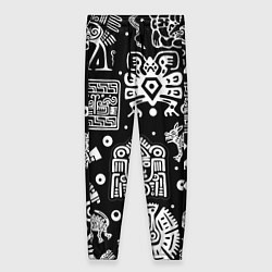 Женские брюки Знаки племени Майя