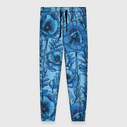 Женские брюки Синие цветы