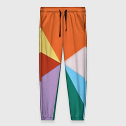 Женские брюки Разноцветные пересекающиеся треугольники