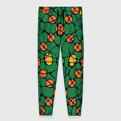 Женские брюки Контрастный абстрактный узор