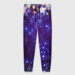 Женские брюки Звездочки - космическое небо