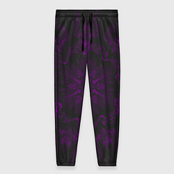 Женские брюки Фиолетовый узор
