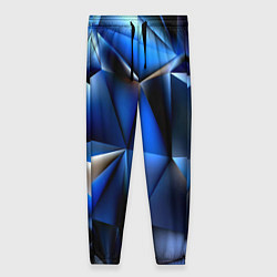 Женские брюки Polygon blue abstract