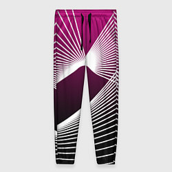 Брюки женские Авангардная растровая композиция, цвет: 3D-принт