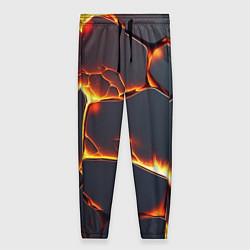 Женские брюки Огонь из разломленных плит