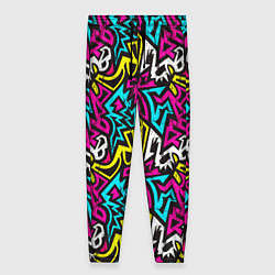 Женские брюки Цветные зигзаги Colored zigzags