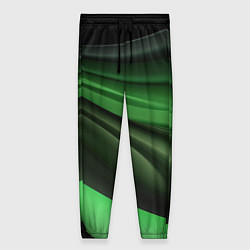 Женские брюки Темная зеленая текстура