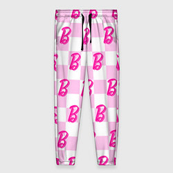 Женские брюки Розовая шашка и Барби