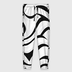 Женские брюки Анималистическая абстракция зебры