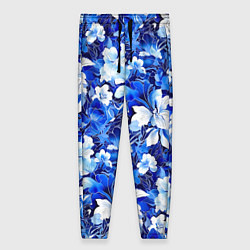Женские брюки Голубой цветник