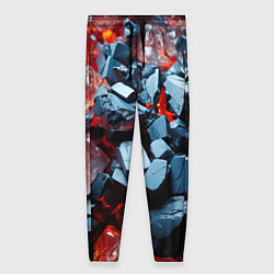 Женские брюки Янтарные камни асбтракция