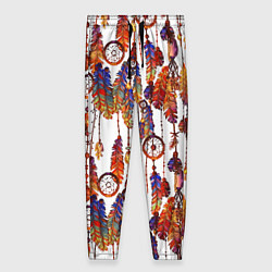 Брюки женские Ловцы снов этническое искусство, цвет: 3D-принт