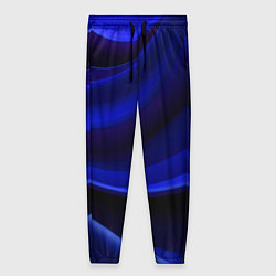 Женские брюки Темная синяя абстракция