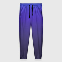 Женские брюки Градиент фиолетово голубой