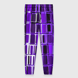 Женские брюки Фиолетовые прямоугольники