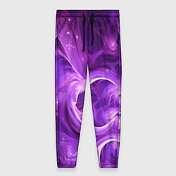 Женские брюки Фиолетовая фрактальная абстракция