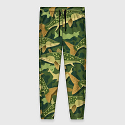 Женские брюки Камуфляж рыболова - рыба щука