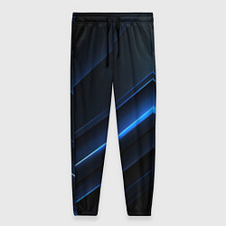 Женские брюки Темно-синий абстрактный фон абстракция