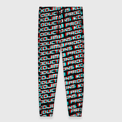 Женские брюки Kojima glitch pattern studio